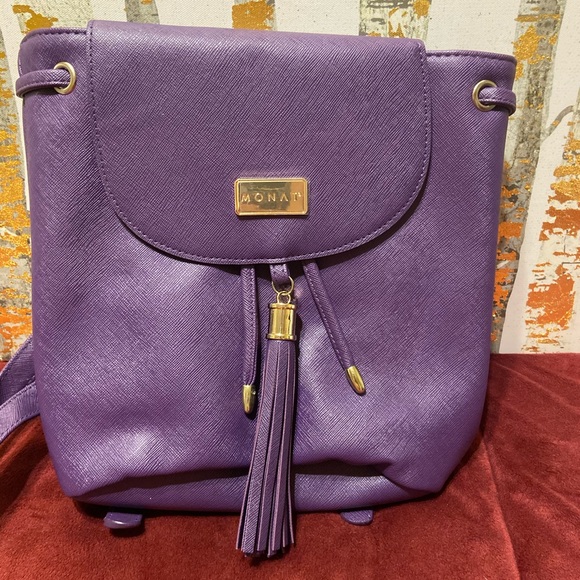 Monat purple backpack - Picture 4 of 5